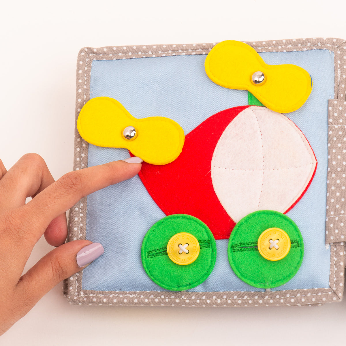 Mini Quiet Book - Peek-a-Boo