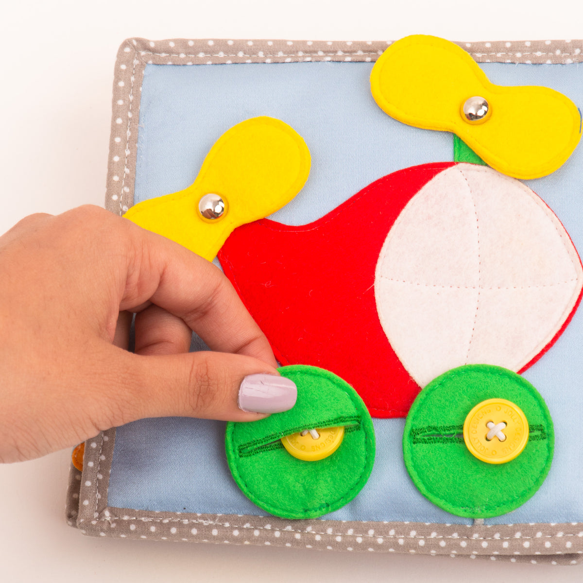 Mini Quiet Book - Peek-a-Boo