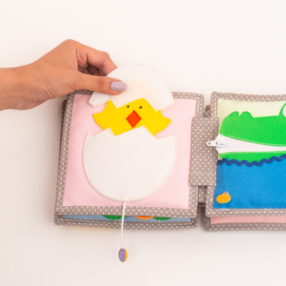 Mini Quiet Book - Peek-a-Boo