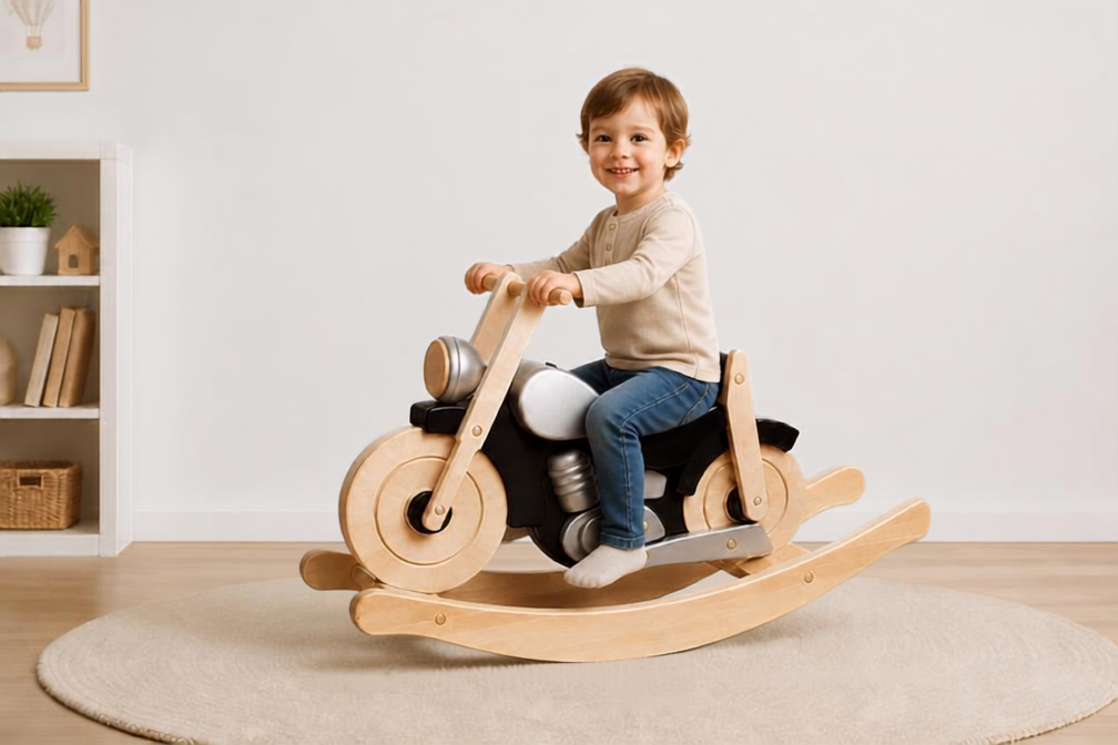 XXL Rocking Motorbike - Black