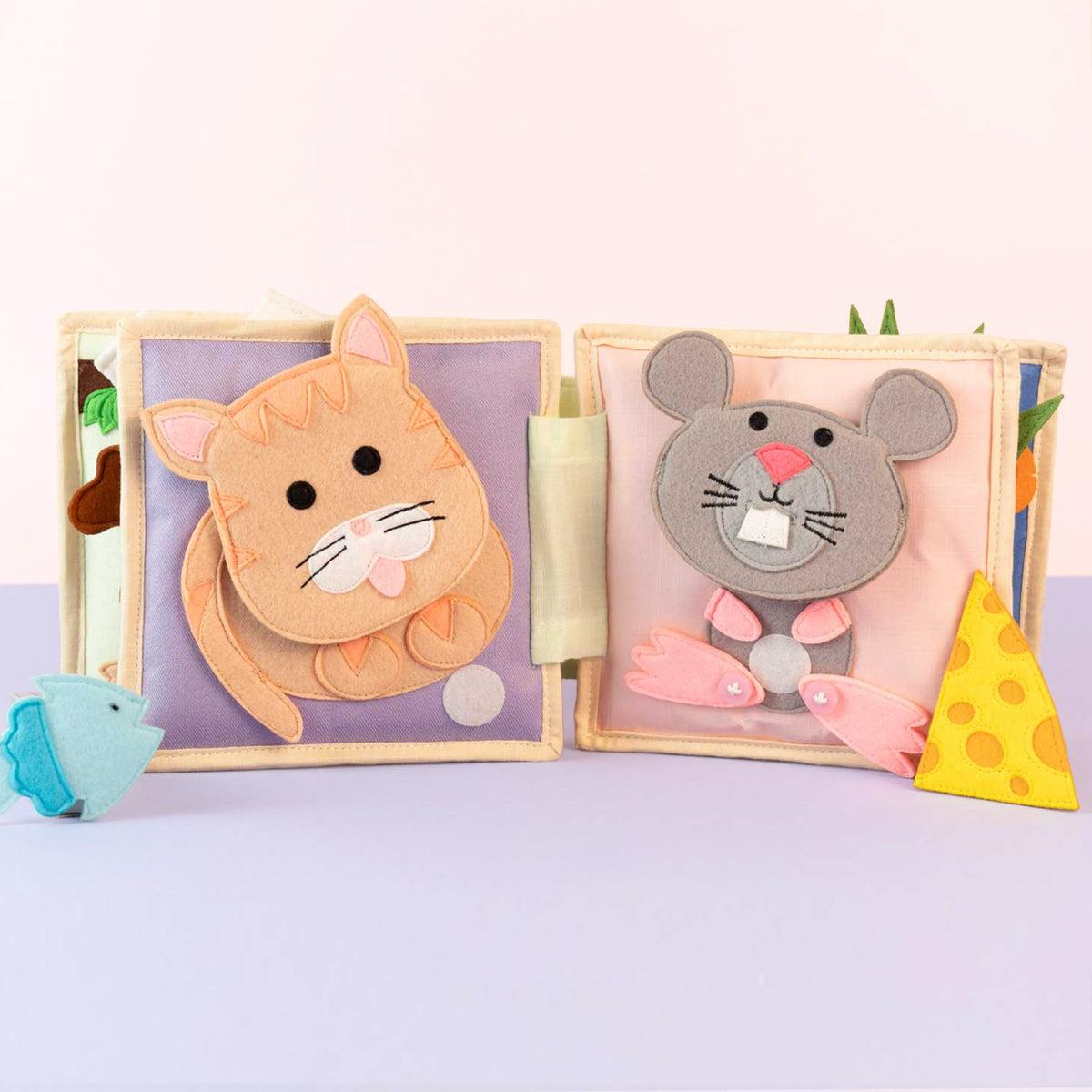 Mini Quiet Book - Animal Friends