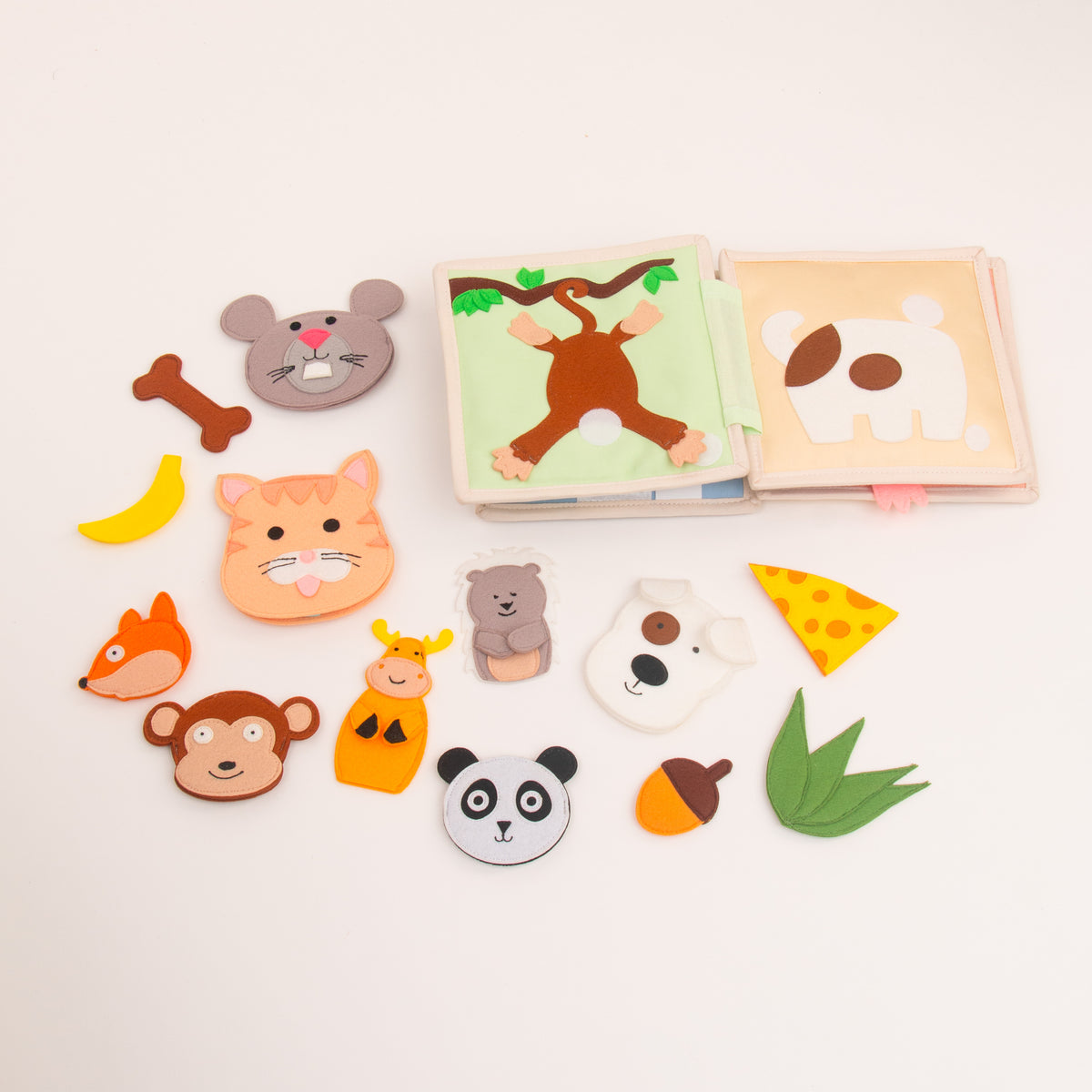 Mini Quiet Book - Animal Friends