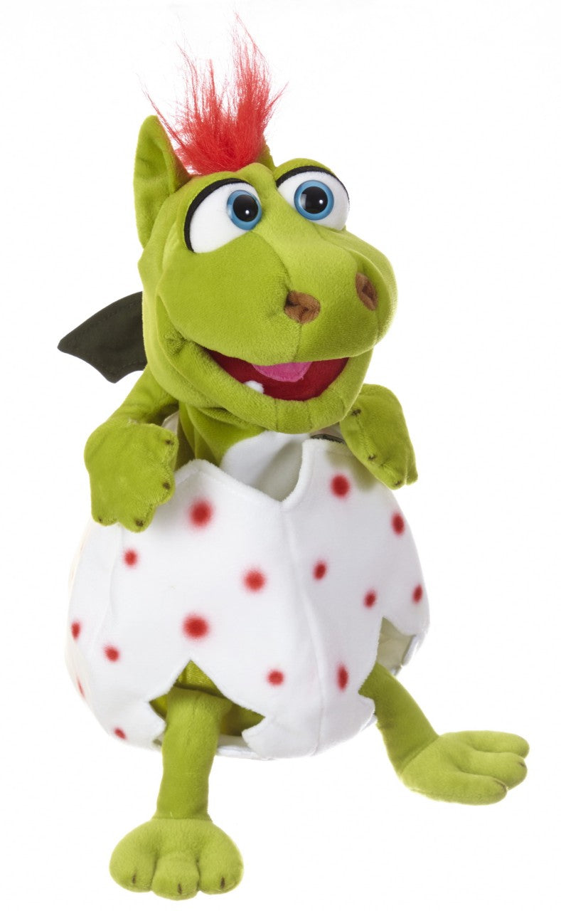 Hand Puppet - Dragon baby in egg - Little Gregor - 34cm
