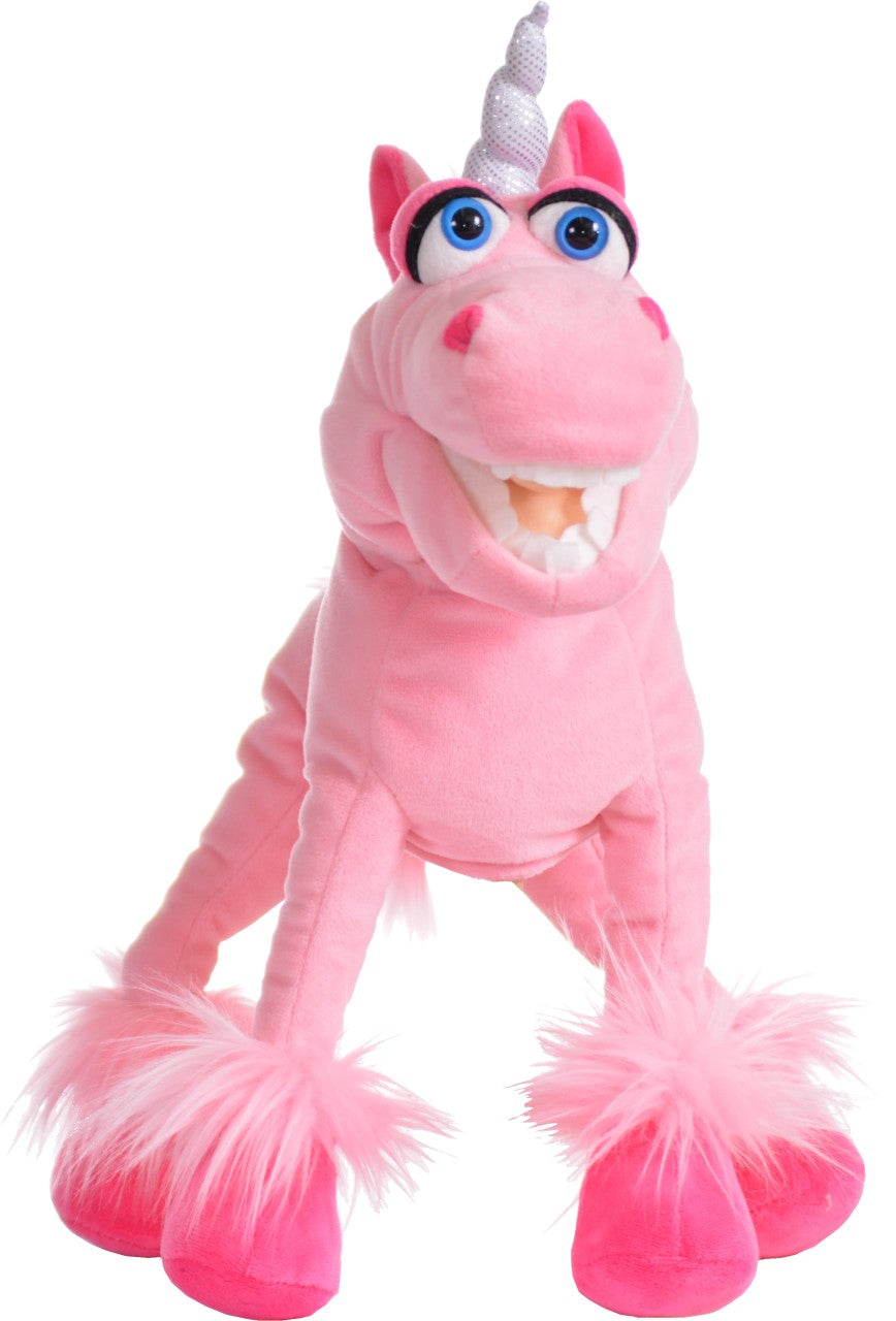 Hand Puppet - Hoernchen the pink Unicorn - 41cm
