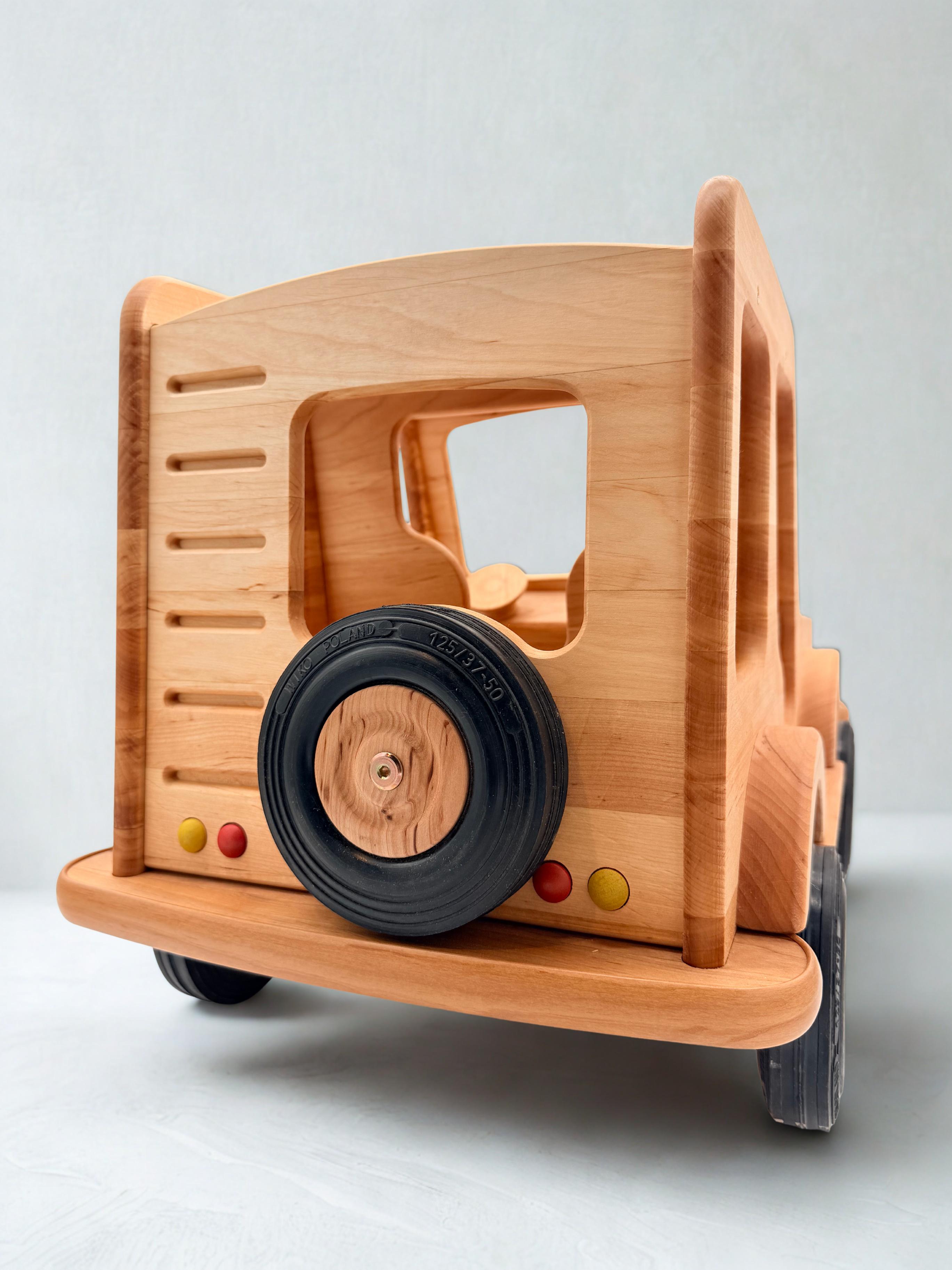 Large Wooden Off-Road Car