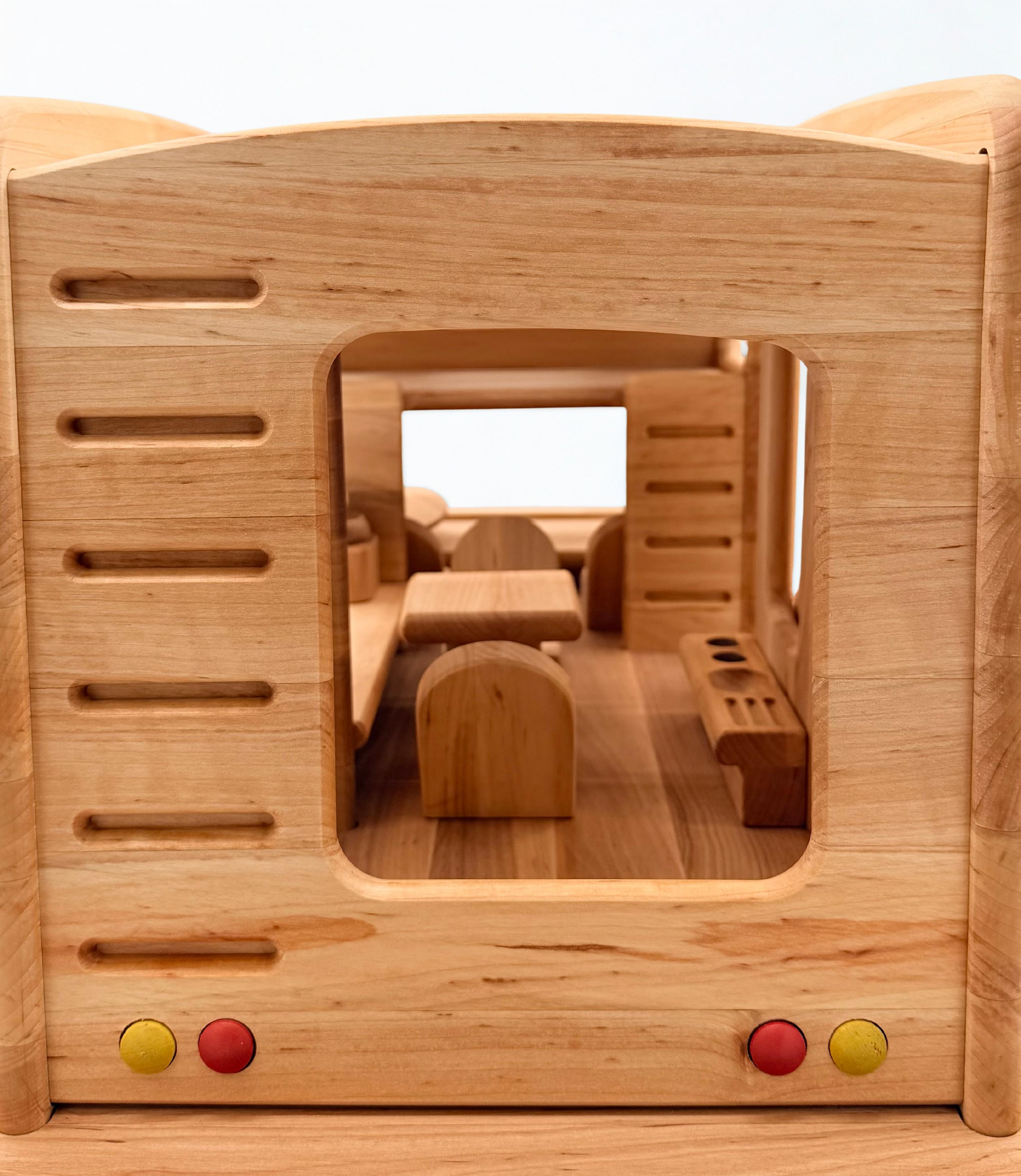 Large Wooden Camper Van