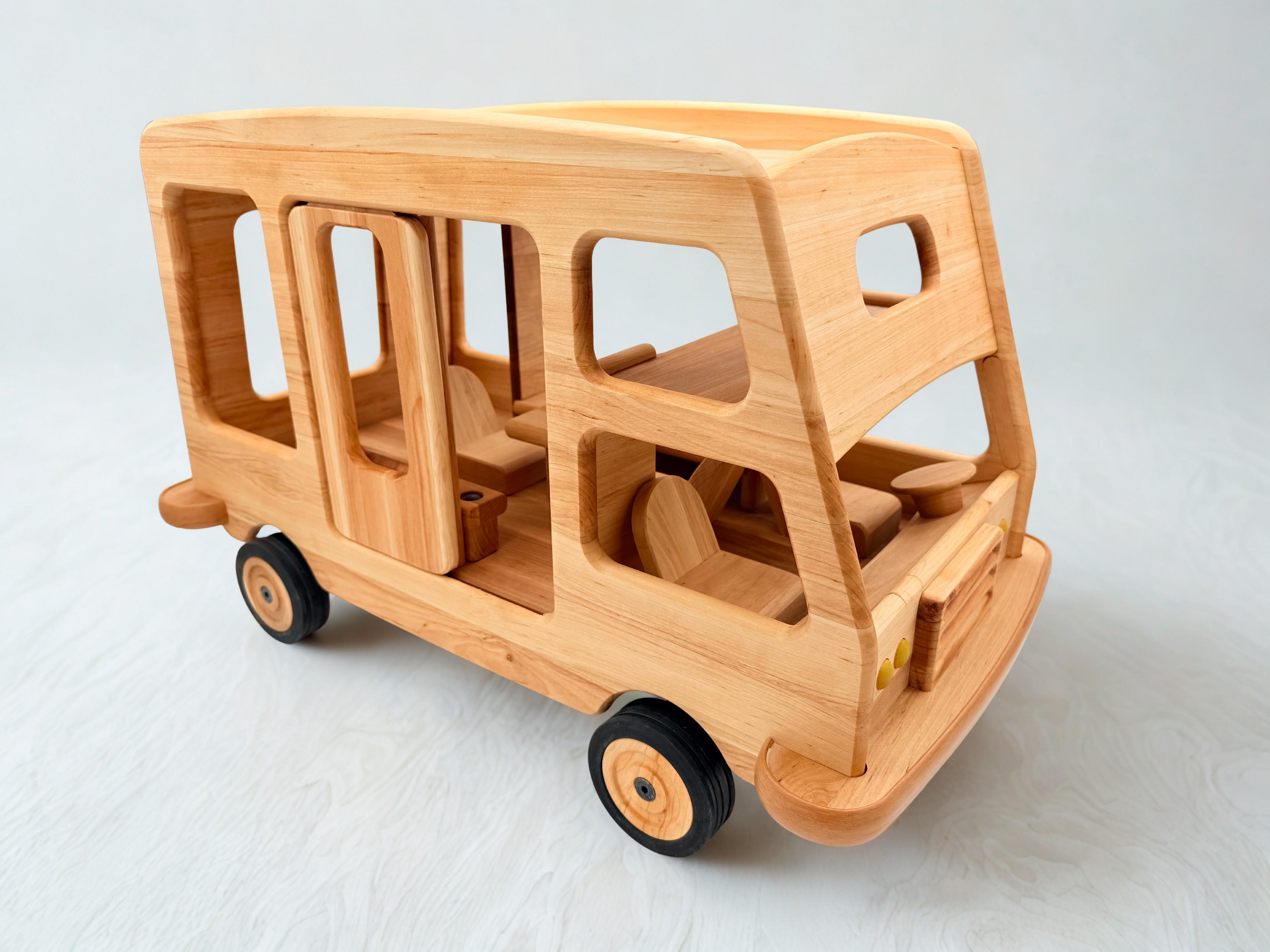 Large Wooden Camper Van