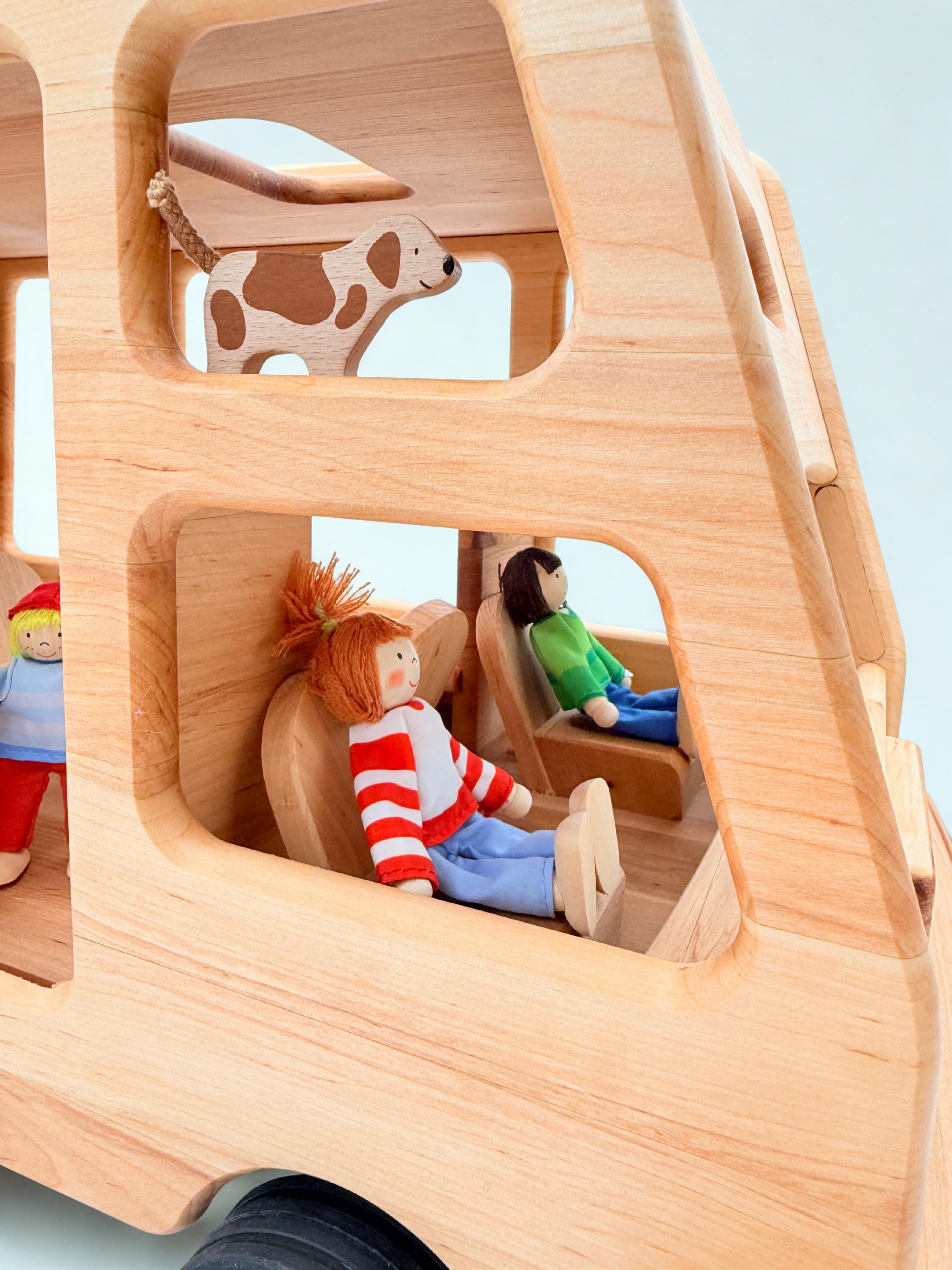 Large Wooden Camper Van