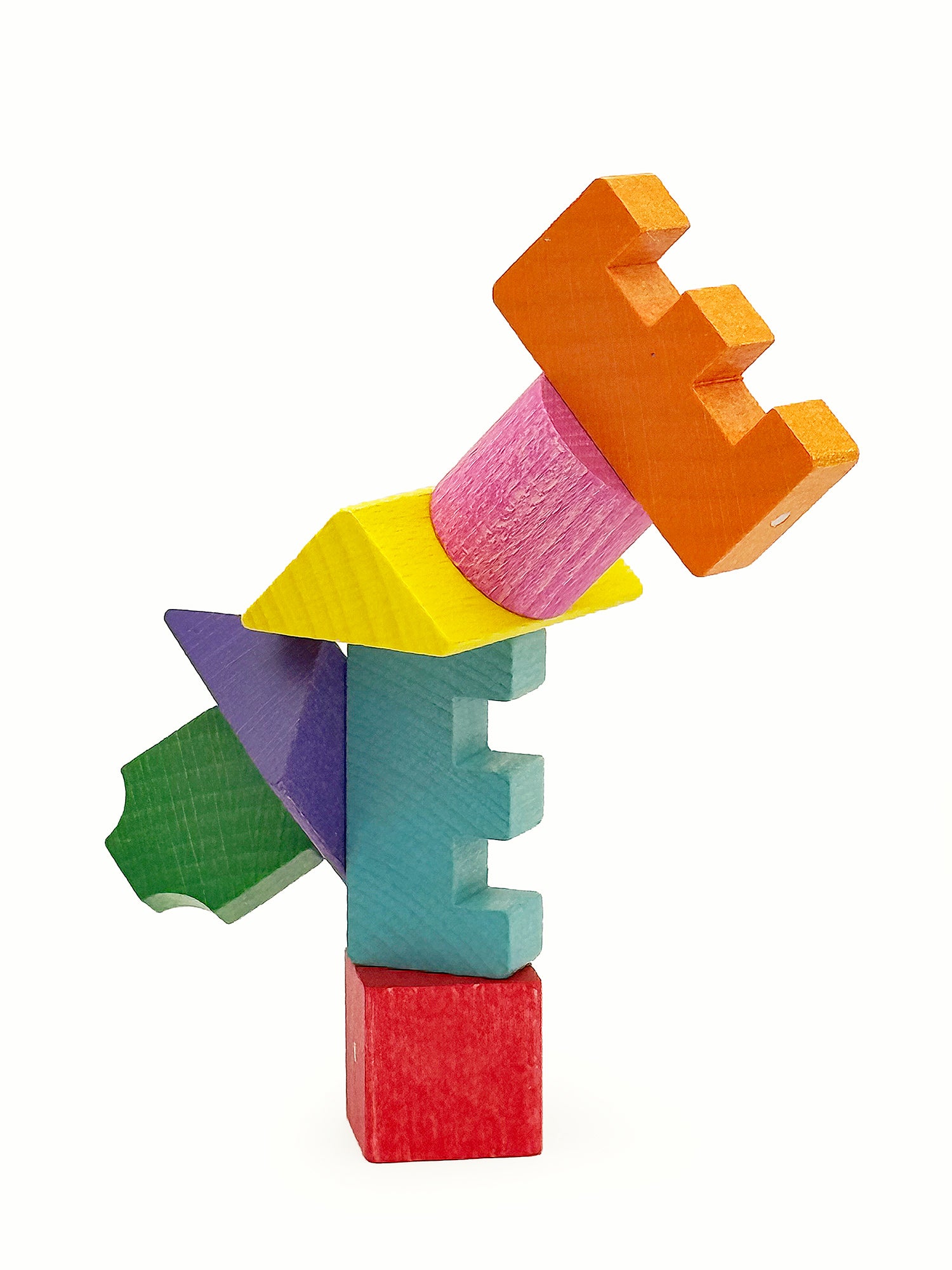 Wooden Magnetic Blocks - Basic - 50 pieces