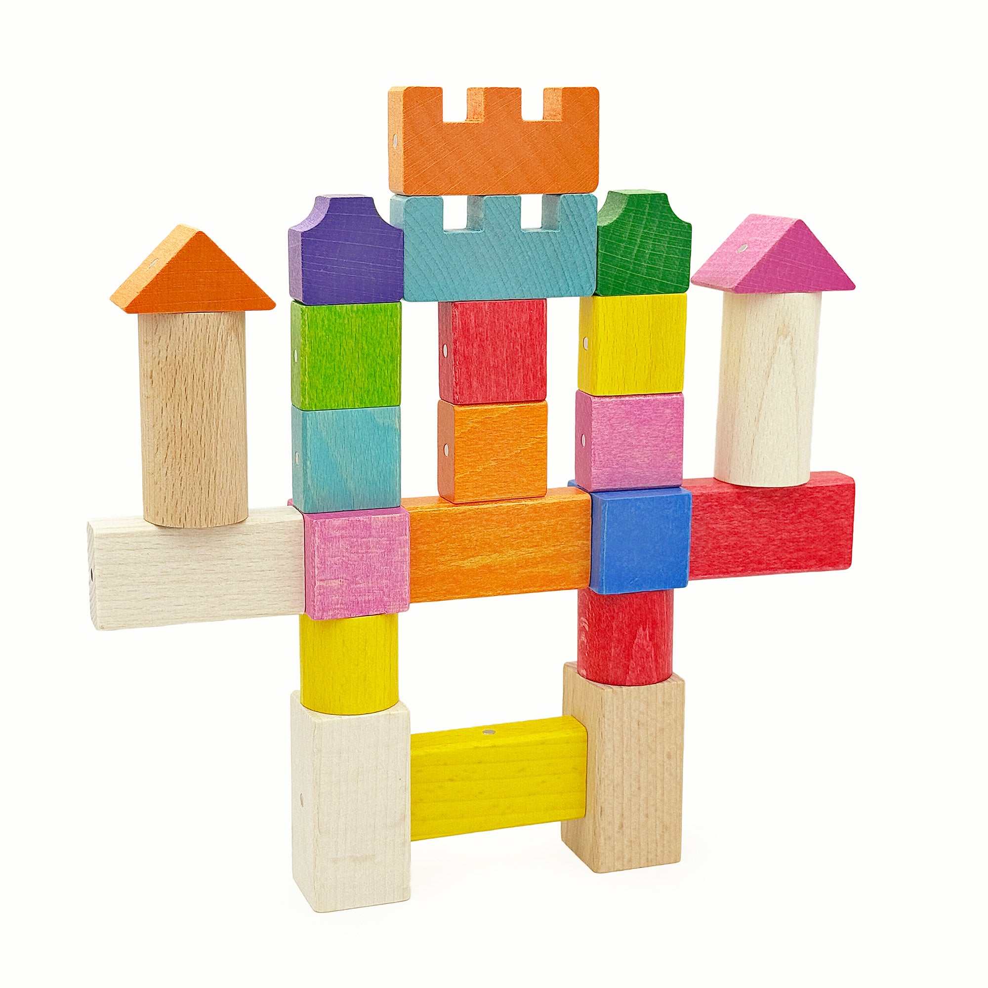 Wooden Magnetic Blocks - Giga - 300 pieces